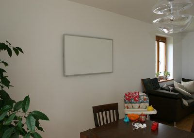 IHS 900, bílý, alu rám, obývací pokoj